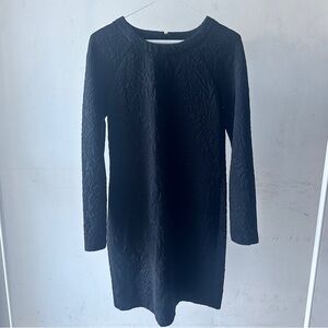 Banana Republic Black Embossed Dress